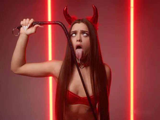 Perfect ahegao face by No_Angelll