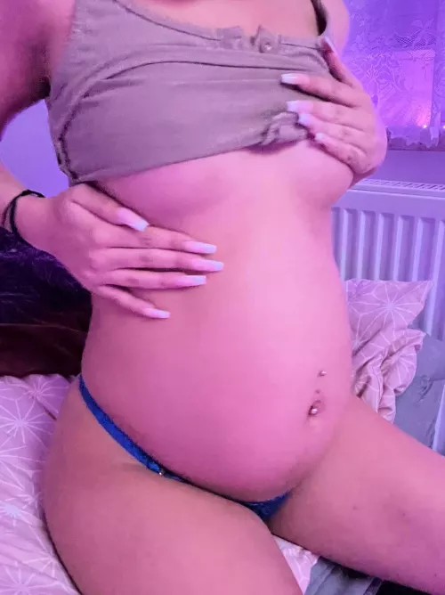 Petite pregnant and craving some pleasure by Gina06-