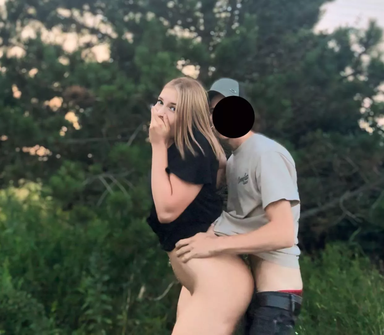 side of a public road!  posted by Urbrunettegirlfriend