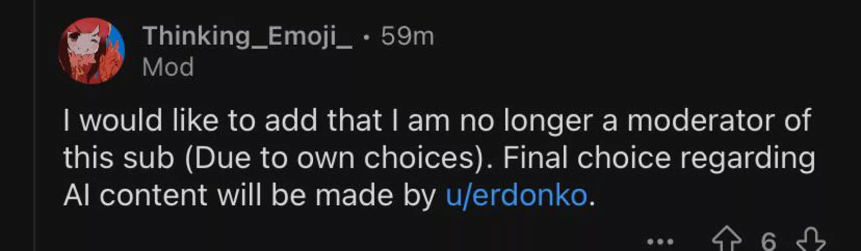 So a guy who’s had an account for less than 100 days gets to unilaterally make this decision? by EricKeldrev