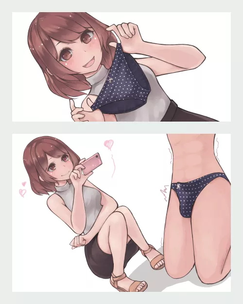 Wearing her panties by Somanycookies1