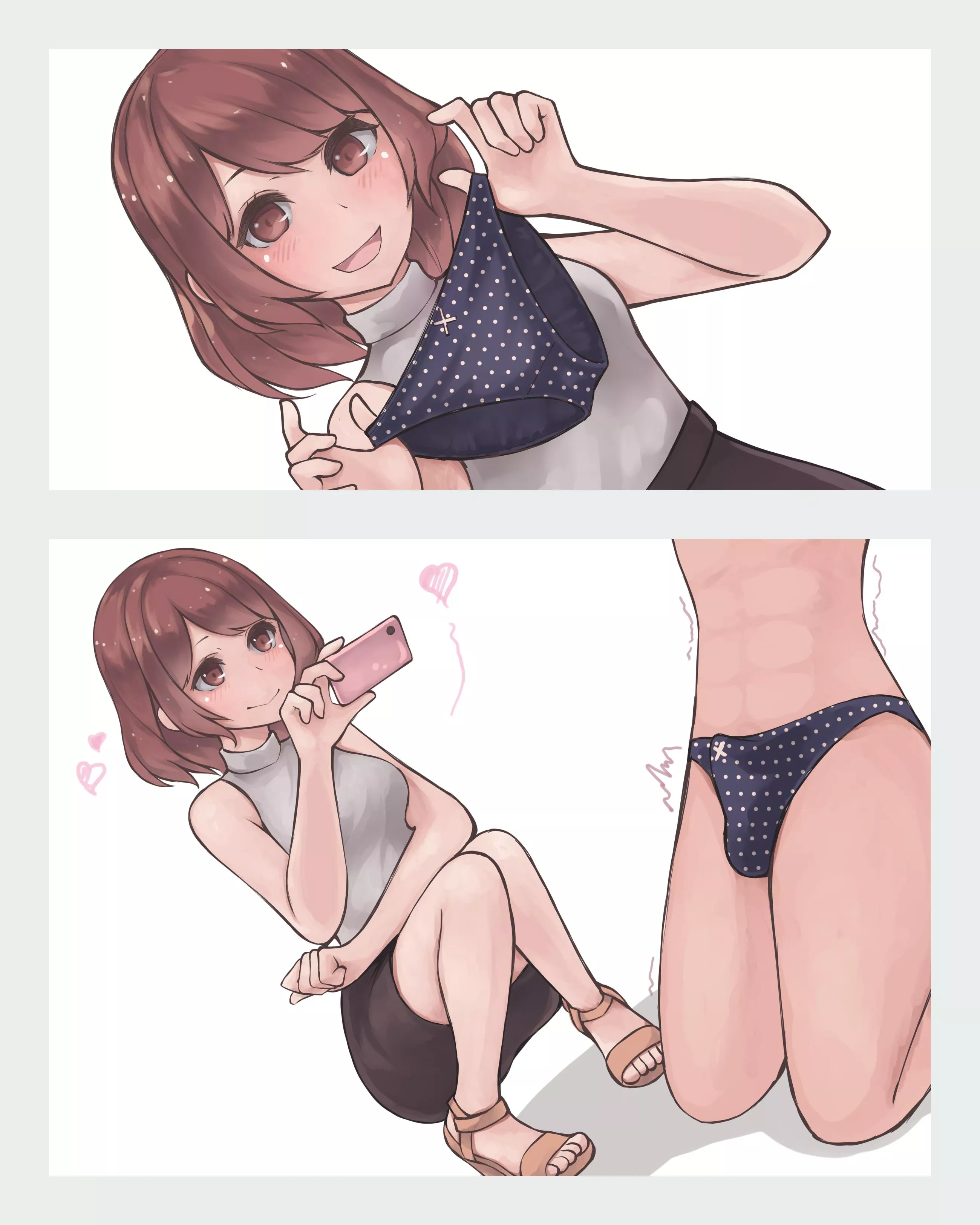 Wearing her panties posted by Somanycookies1