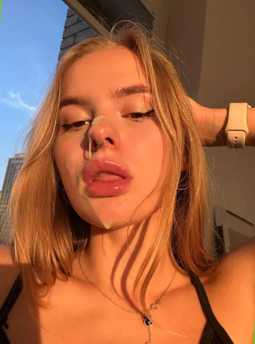 When I'm a good girl I get facials by model_miraaaa