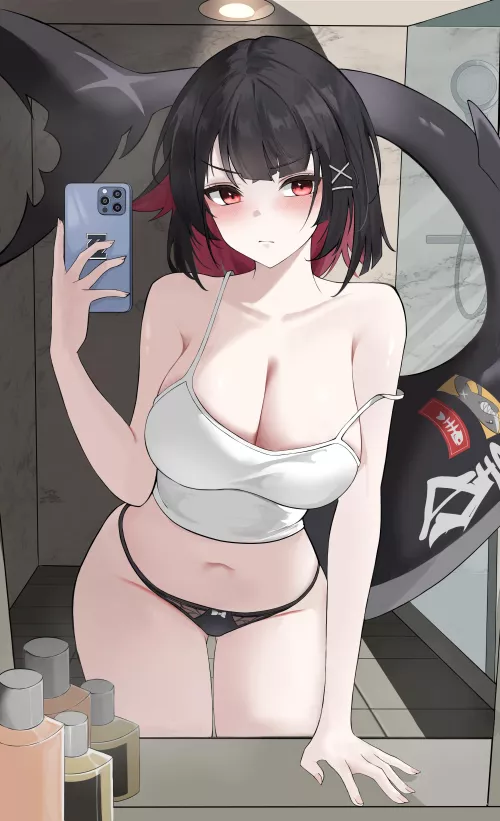 Bathroom Selfie [ZZZ] by A_MASSIVE_PERVERT