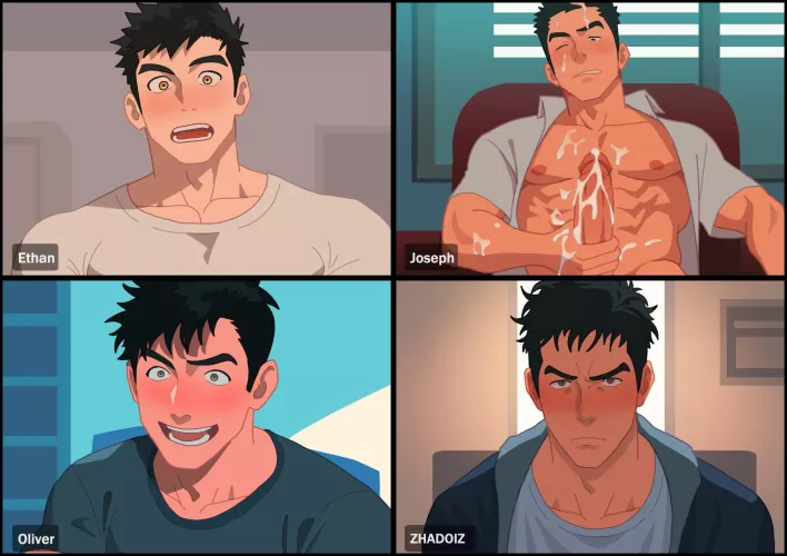 Caught jerking off on a zoom call (By swx147852)  by ElektraFrost