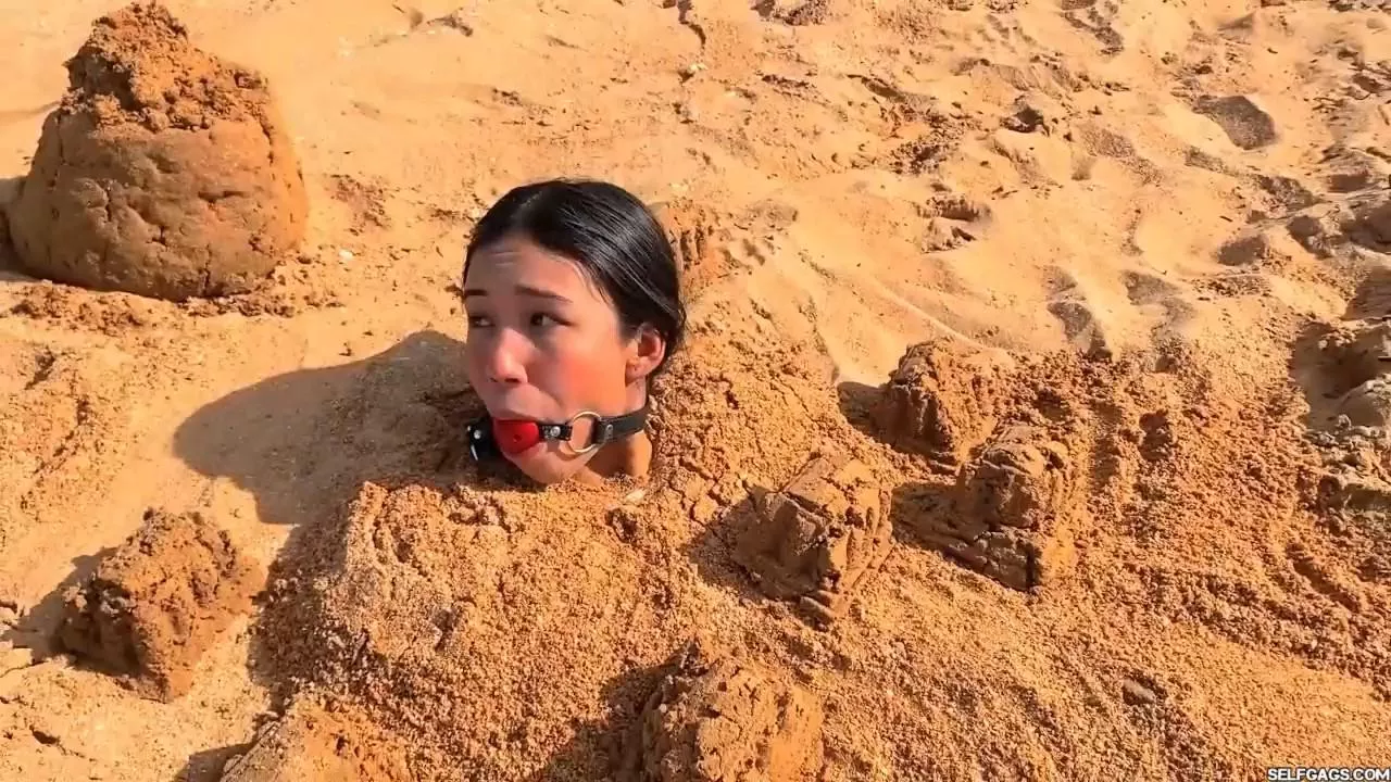 Does being buried in sand count as Outdoor Bondage? posted by Selfgags