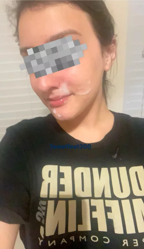 Have you given a facial this morning by Sweetfeet300