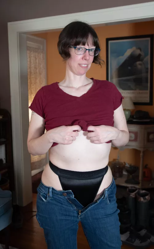 I love wearing satin almost every day so I can tease you by its_delphine