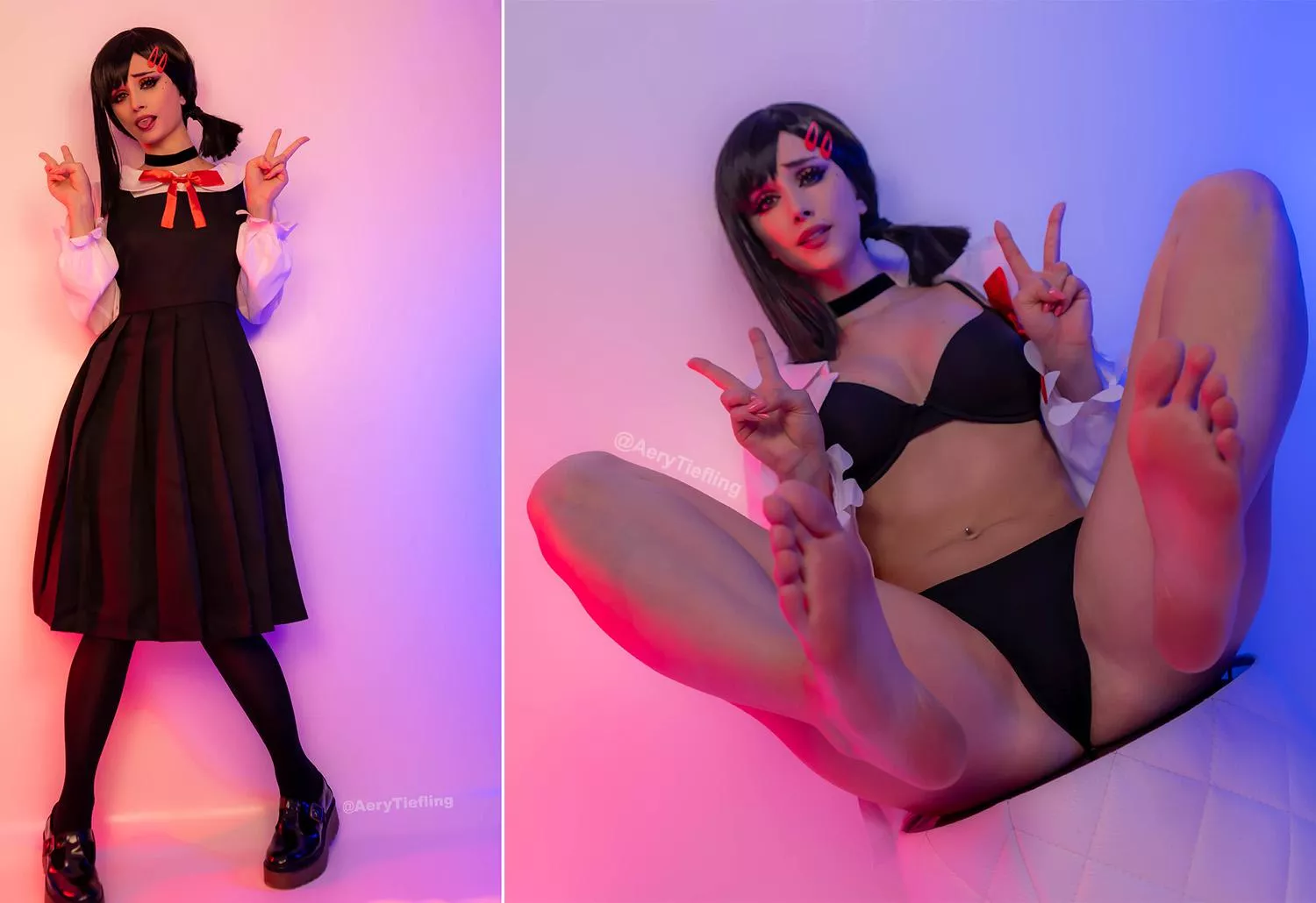 Kobeni (Aery Tiefling) [Chainsawman][OC] posted by AeryKorvair