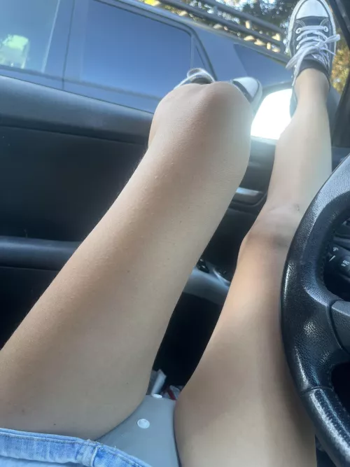 Legs up anywhere by Hopinmyshoes