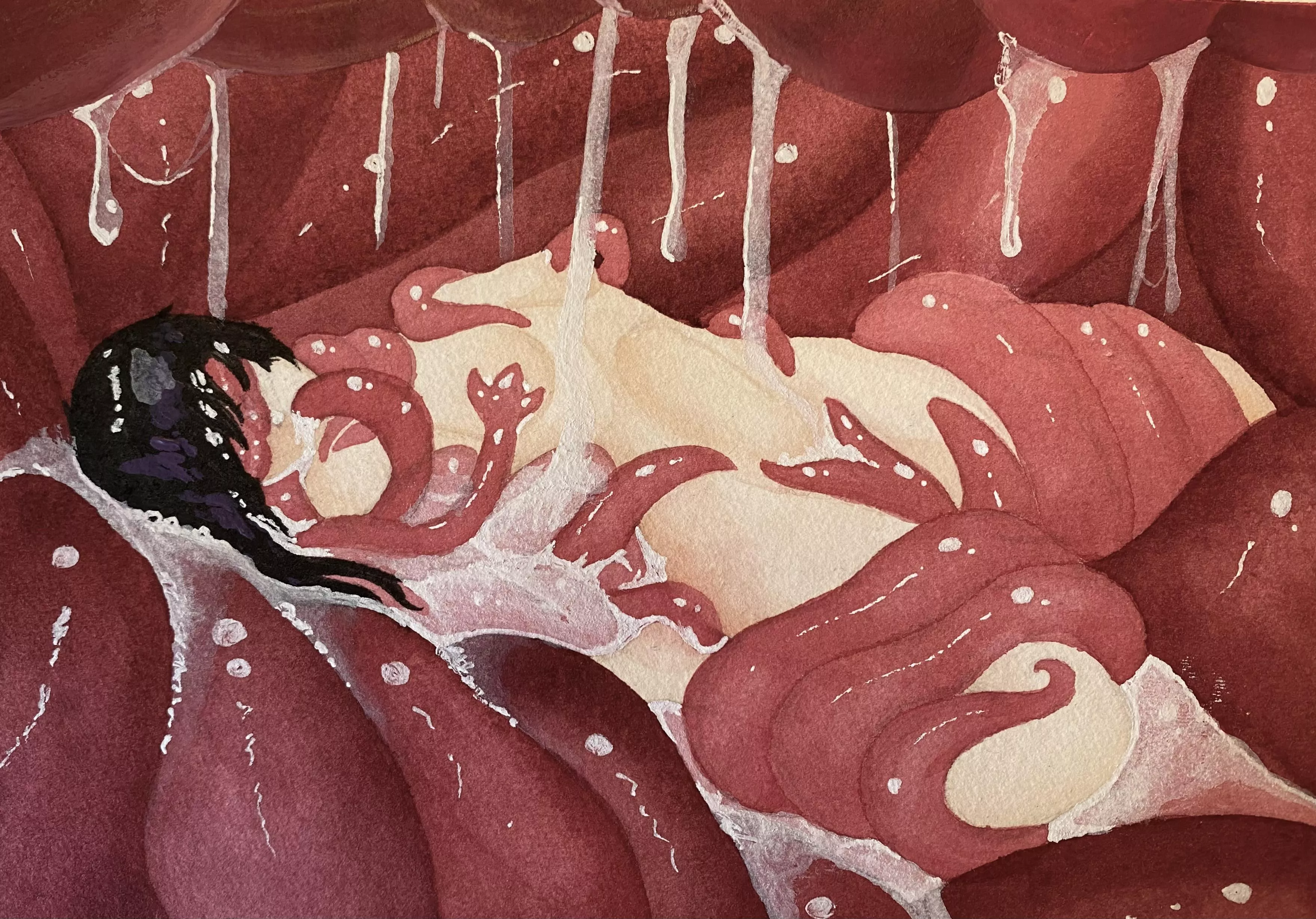 Made another watercolor tentai.  posted by squid648