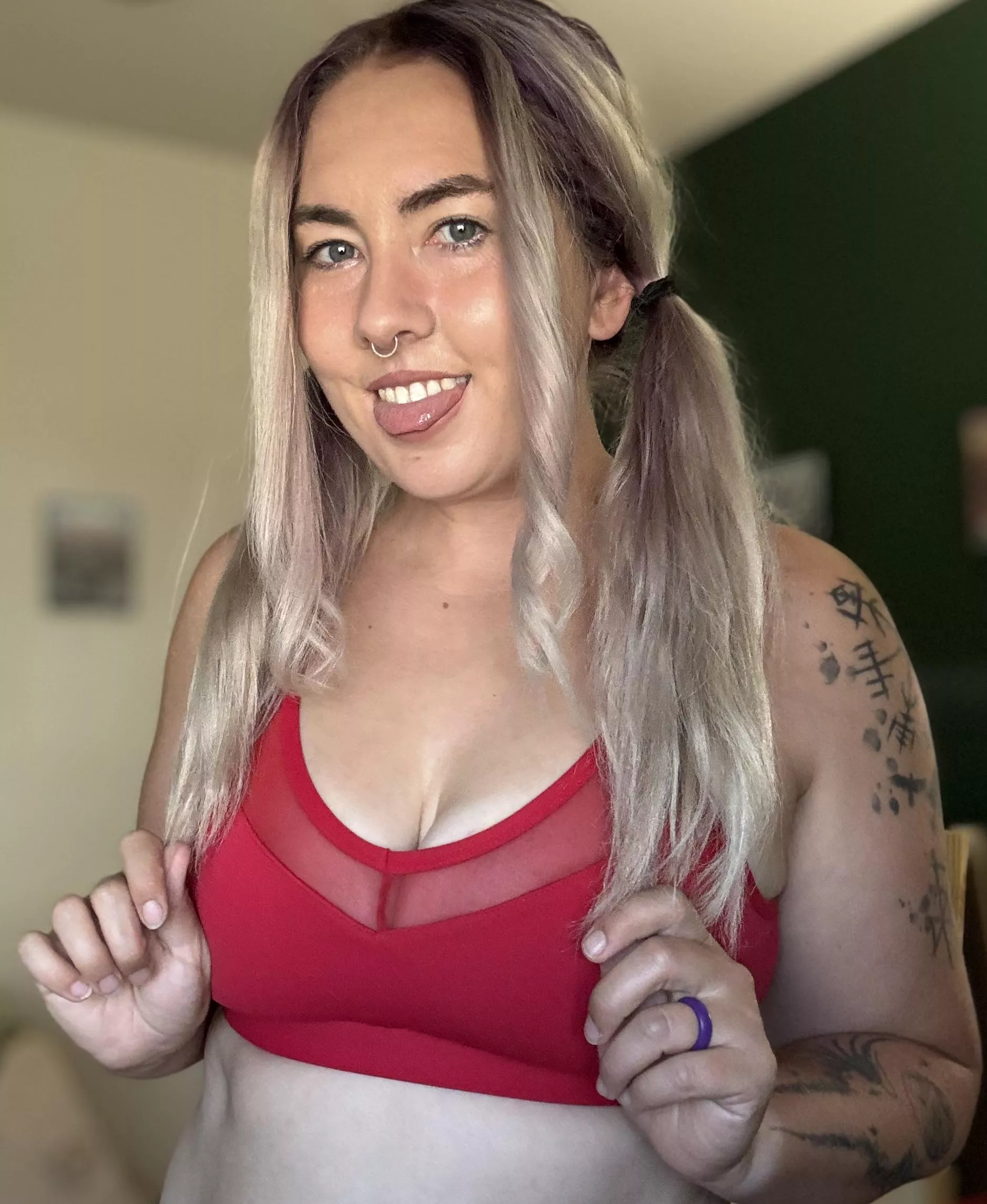 Playful pigtails  posted by Otterlieadorable