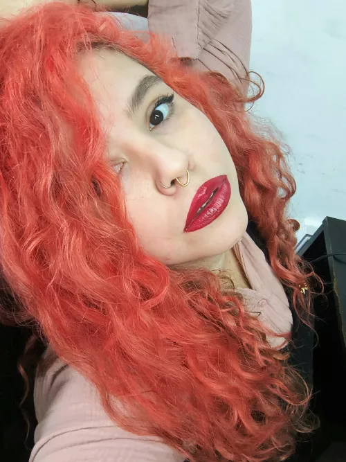 thick natural red lips  by Misscherrylips155