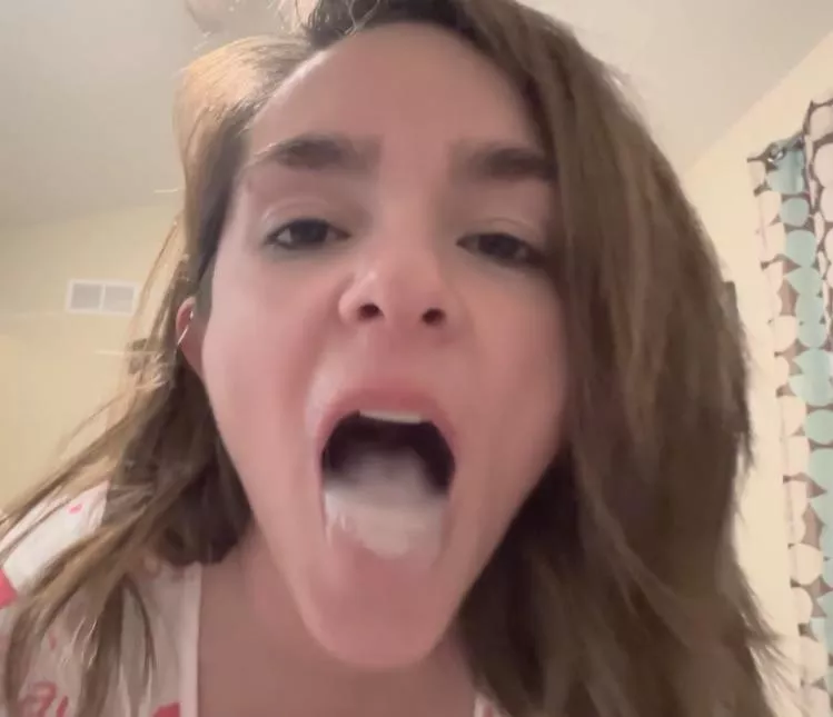 A mouthful of cum. You’ve got to show the proof. posted by New-Panda-4202