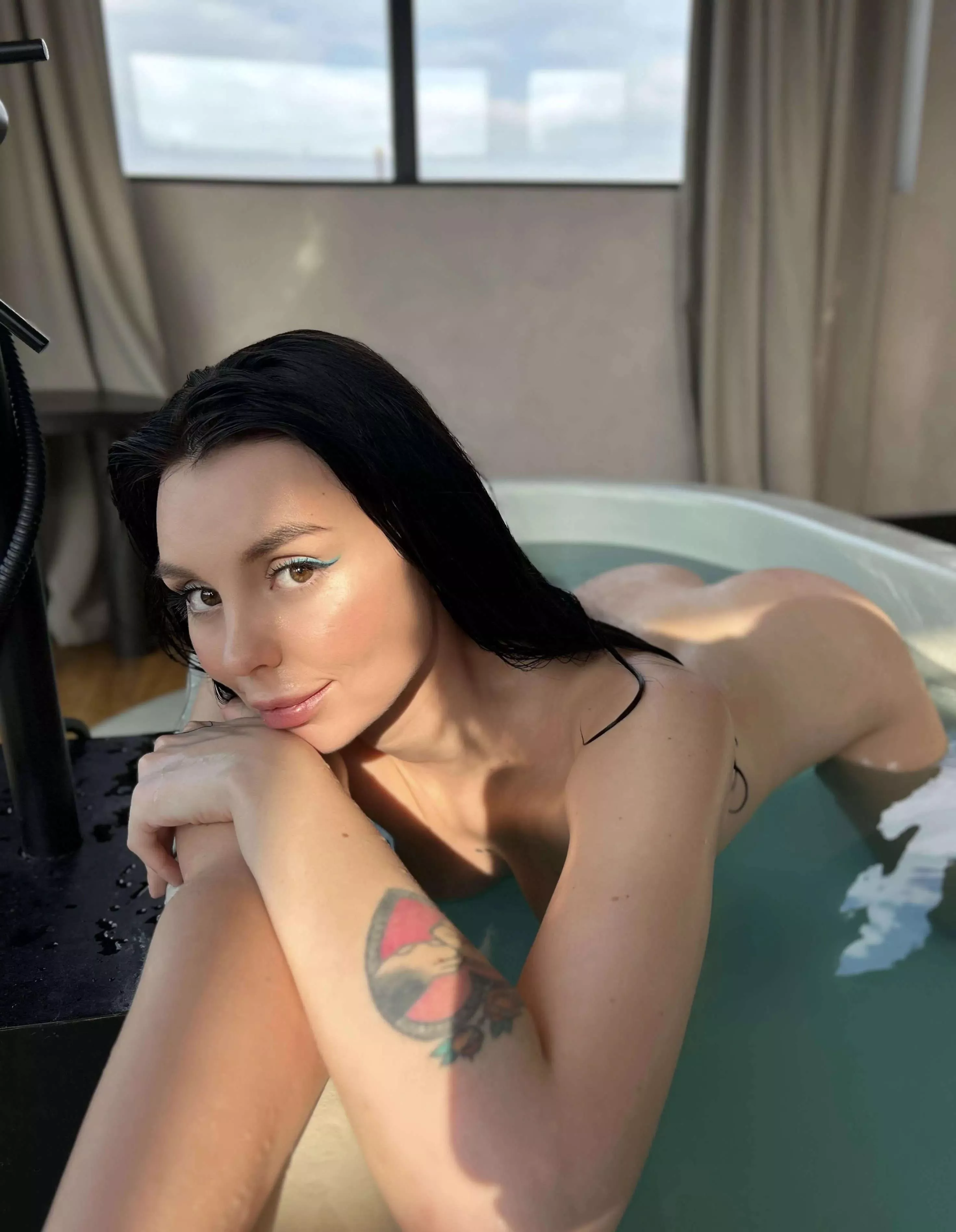 Bent over in the bath. My tight asshole is ready posted by ChalmyPretty