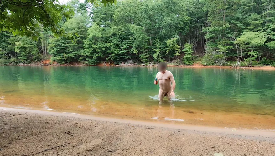 Camping break: a summer swim by curiousnaturelover