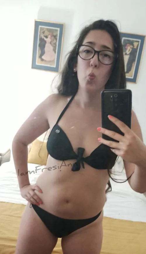 do you dare to stick your tongue in my button? by IamFresiAnn