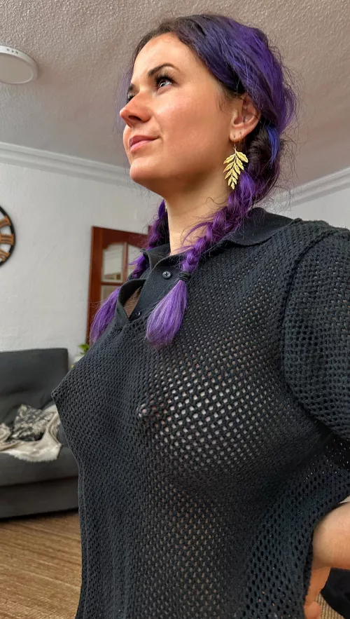 I love tops that hide nothing and show everything off. by FreelyKaty