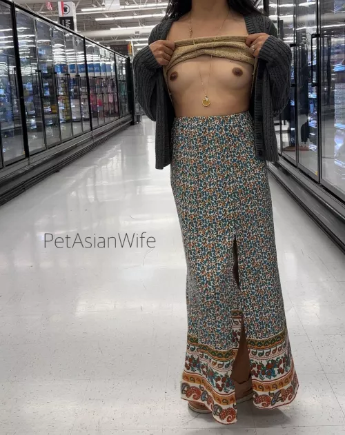 Public Display in the Frozen section 🥶🥵 by PetAsianWife002