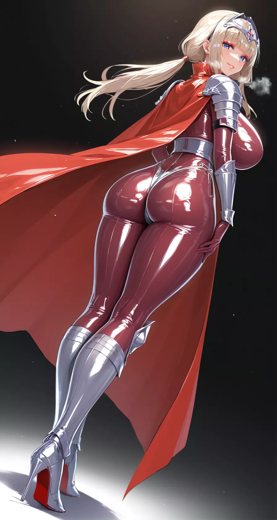 Red Latex Knight  posted by CheetahSperm18