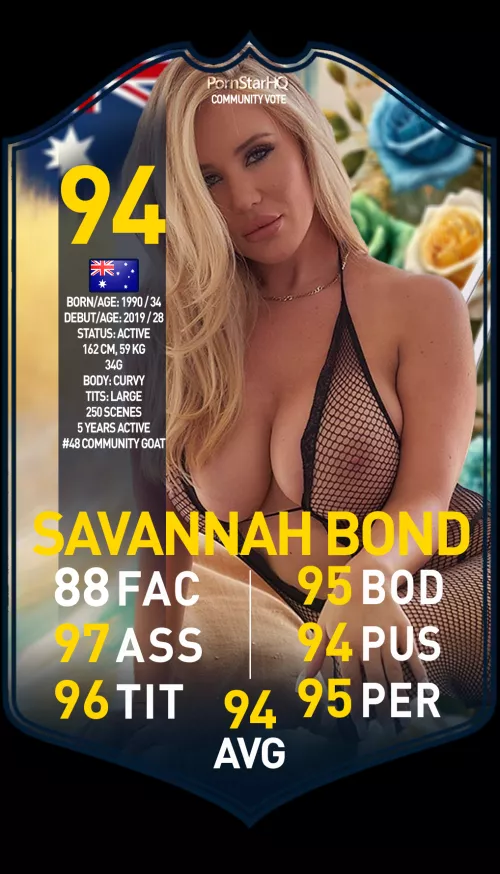 [Savannah Bond] Community Card August 2024 by clipmaster69