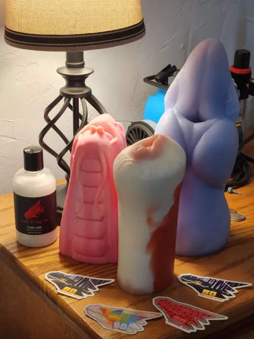 Updated bad dragon natasha signature next to my others! by Particular-Habit3932