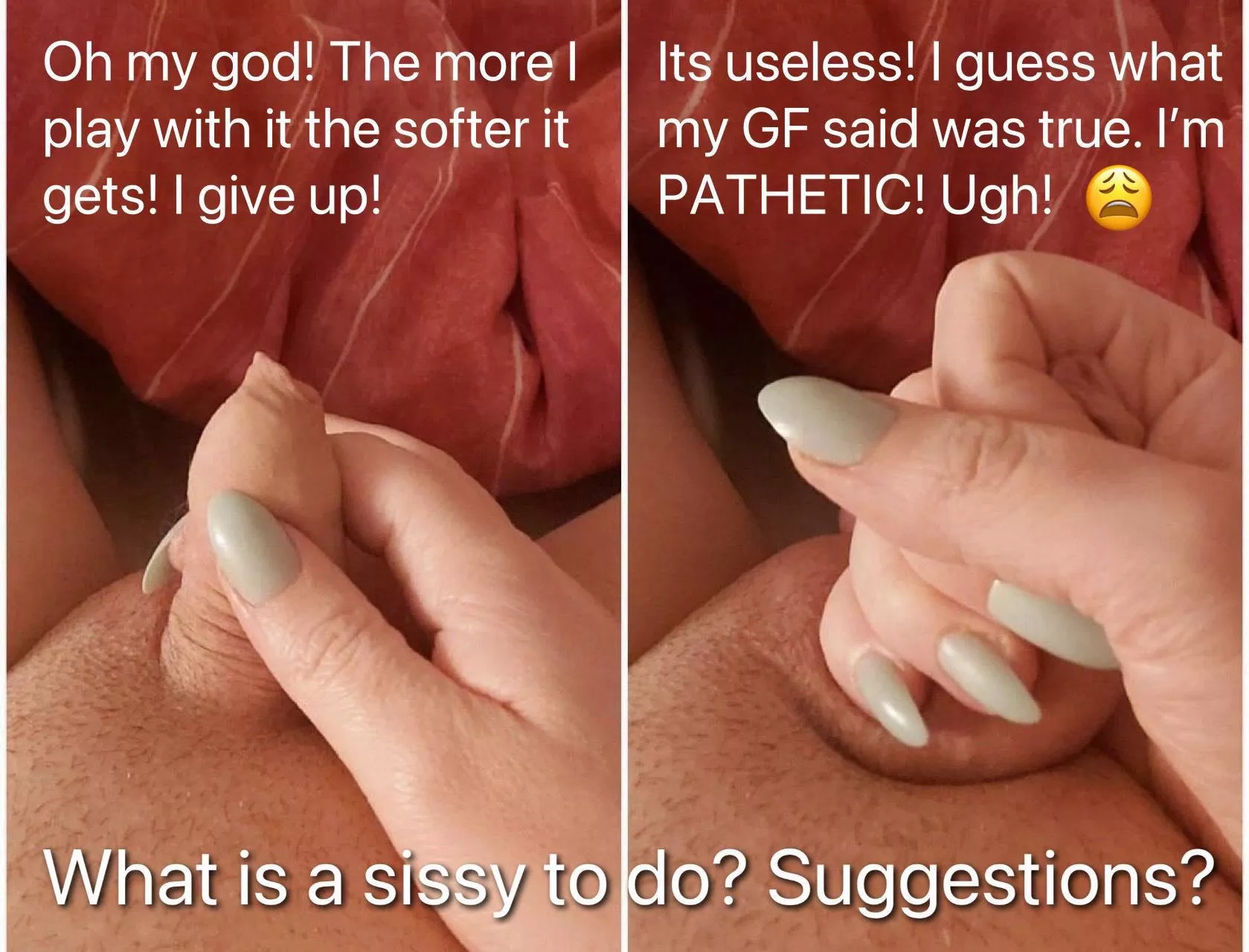 What is a sissy to do?? posted by Elixurgurl