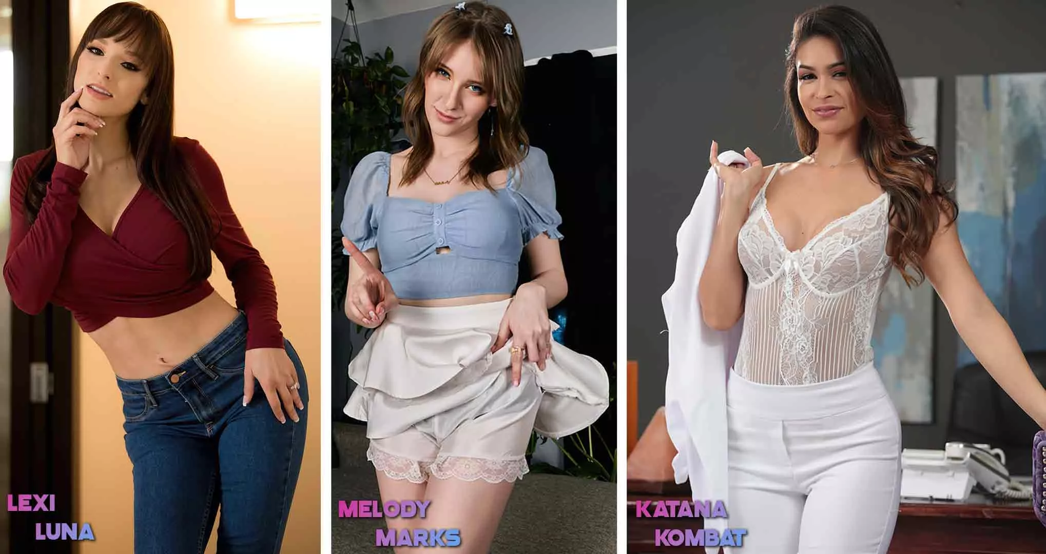 Which Girlfriend Would Your Parents Approve Of? | [Lexi Luna] [Melody Marks] [Katana Kombat] posted by HornyGoonerDavid