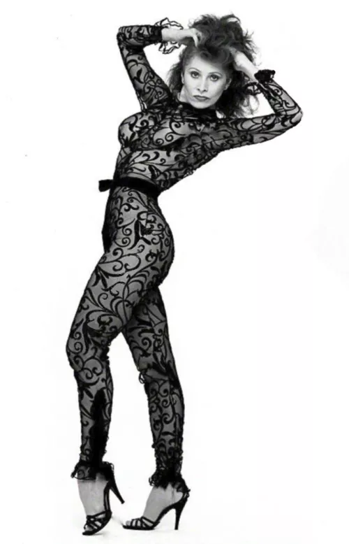 Anita Morris (in her costume from the 1982 Broadway production of the musical 'Nine') by PaddyMeltt