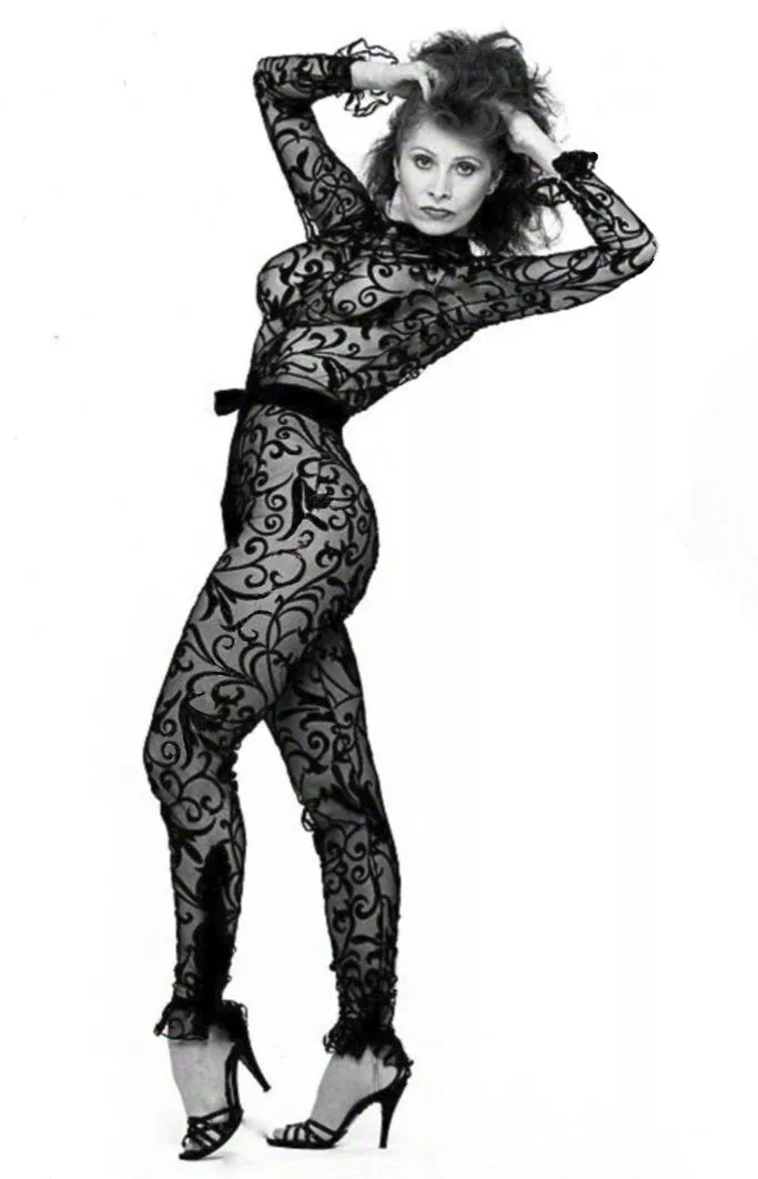 Anita Morris (in her costume from the 1982 Broadway production of the musical 'Nine') posted by PaddyMeltt