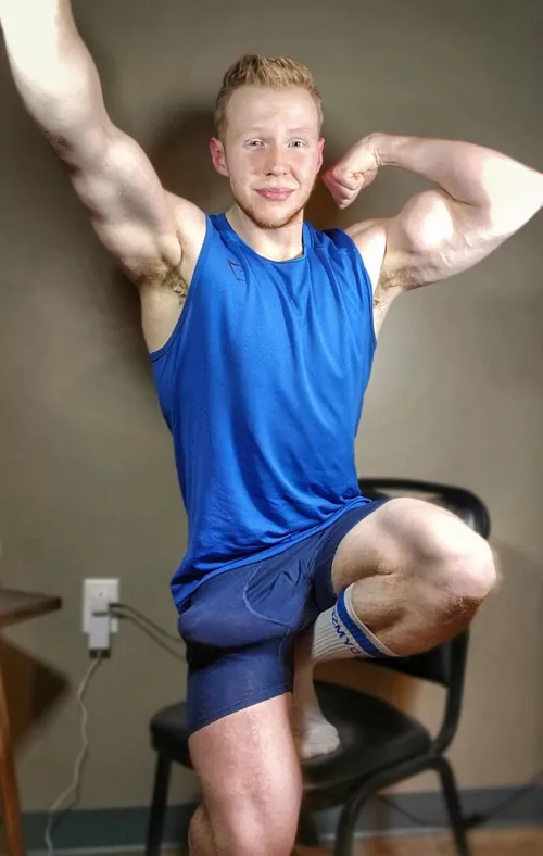 Let's wrestle for stakes, whoever pins the other gets to use their ass , I'm gonna win, but I wanna see you put up a challenge to let me in that ass!  by gymbruhhhhh