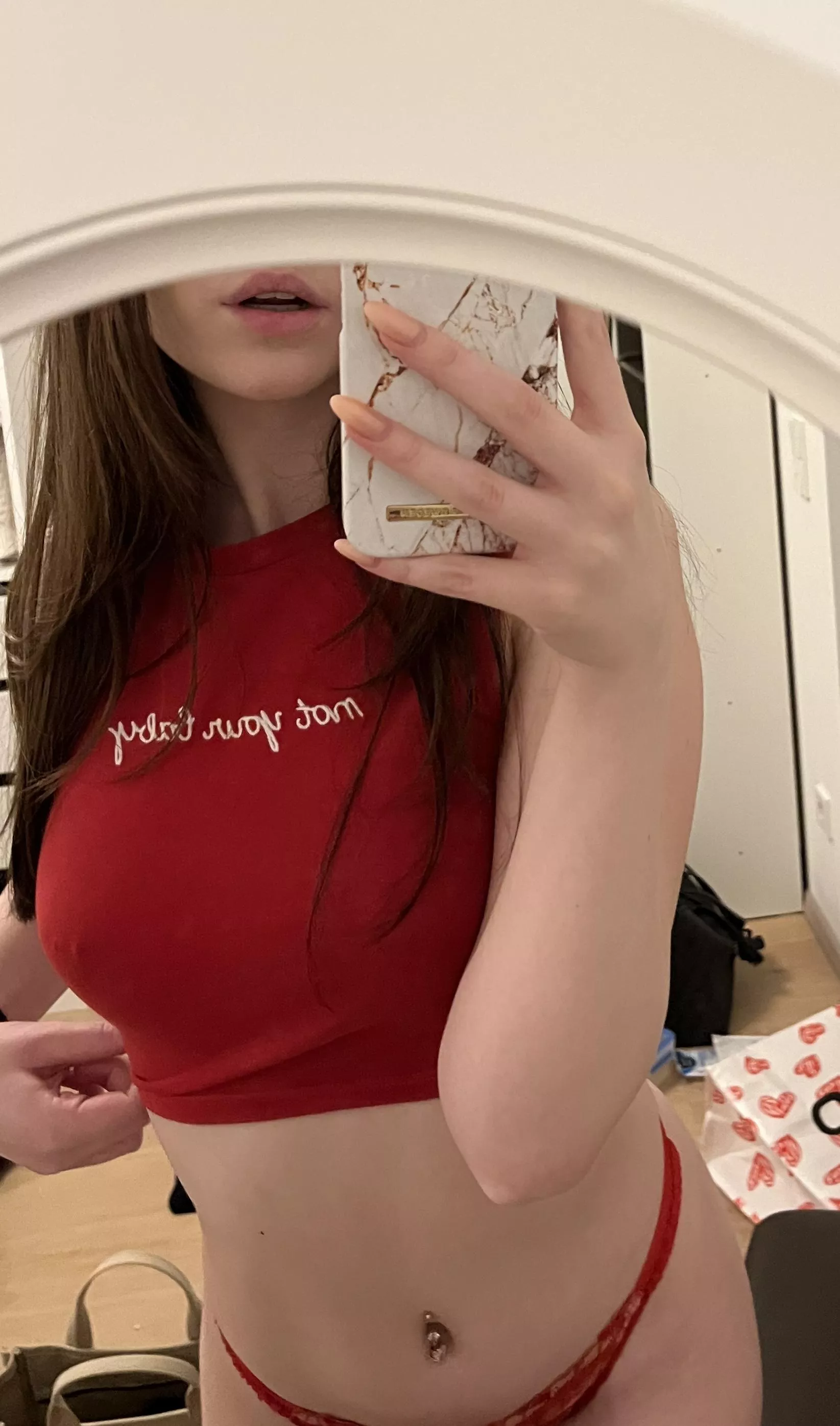 Love this red outfit posted by olivepancakes