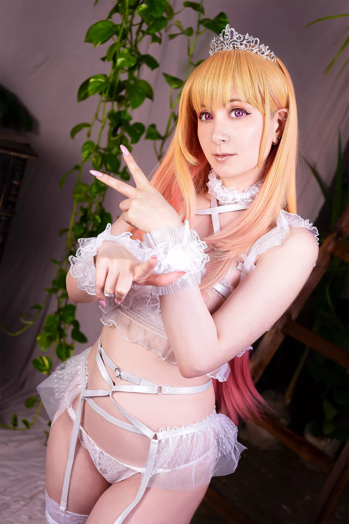 My Kitagawa Marin official lingerie cosplay (Love Slave Xev) posted by LilyBerryHedgehog