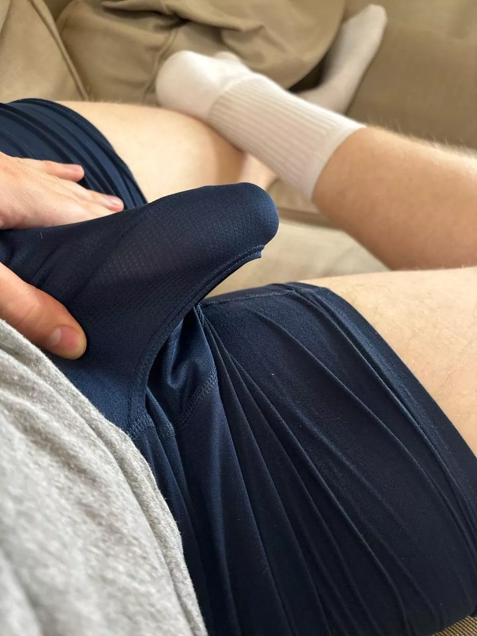 My new boxers are so stretchy and comfortable… do you like them? posted by horny22122