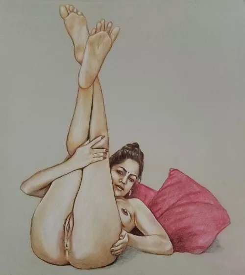 Red Pillows by Jimmy by Jimmys_Paintings