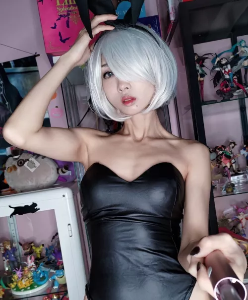 2B Bunny ver. By Mikan_cos by mikan_cos