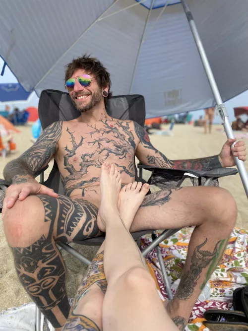 2nd time at the beach and it already feels like home  by The_Curious_Primate1