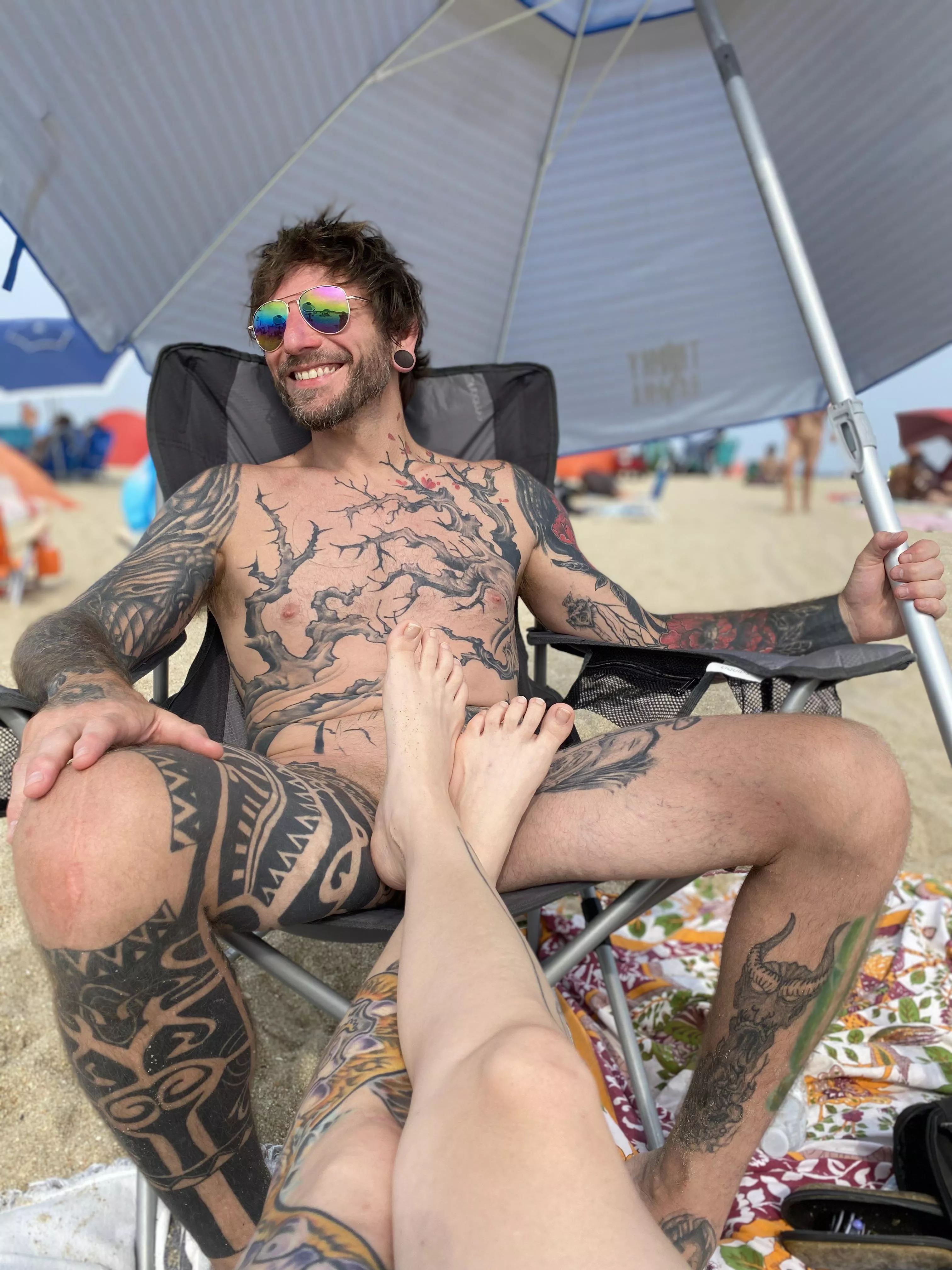 2nd time at the beach and it already feels like home  posted by The_Curious_Primate1