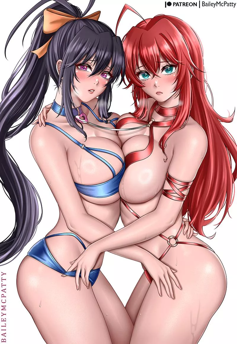 Akeno x Rias (BaileyMcPatty) [High School DxD] posted by BaileyMcPatty