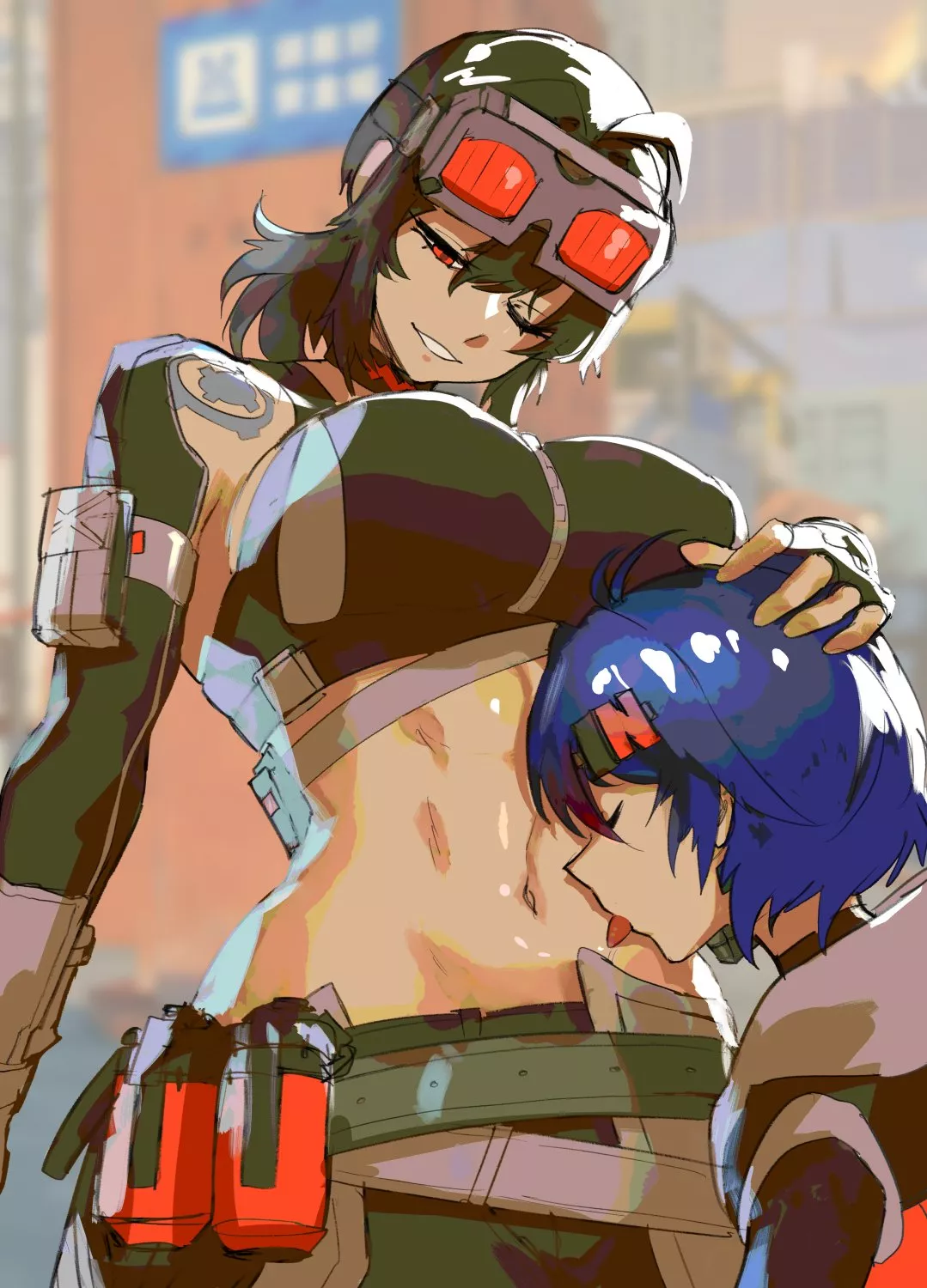 Belle Licking Grace's Toned Midriff (Arqa/arqo) [Zenless Zone Zero] posted by llamanatee