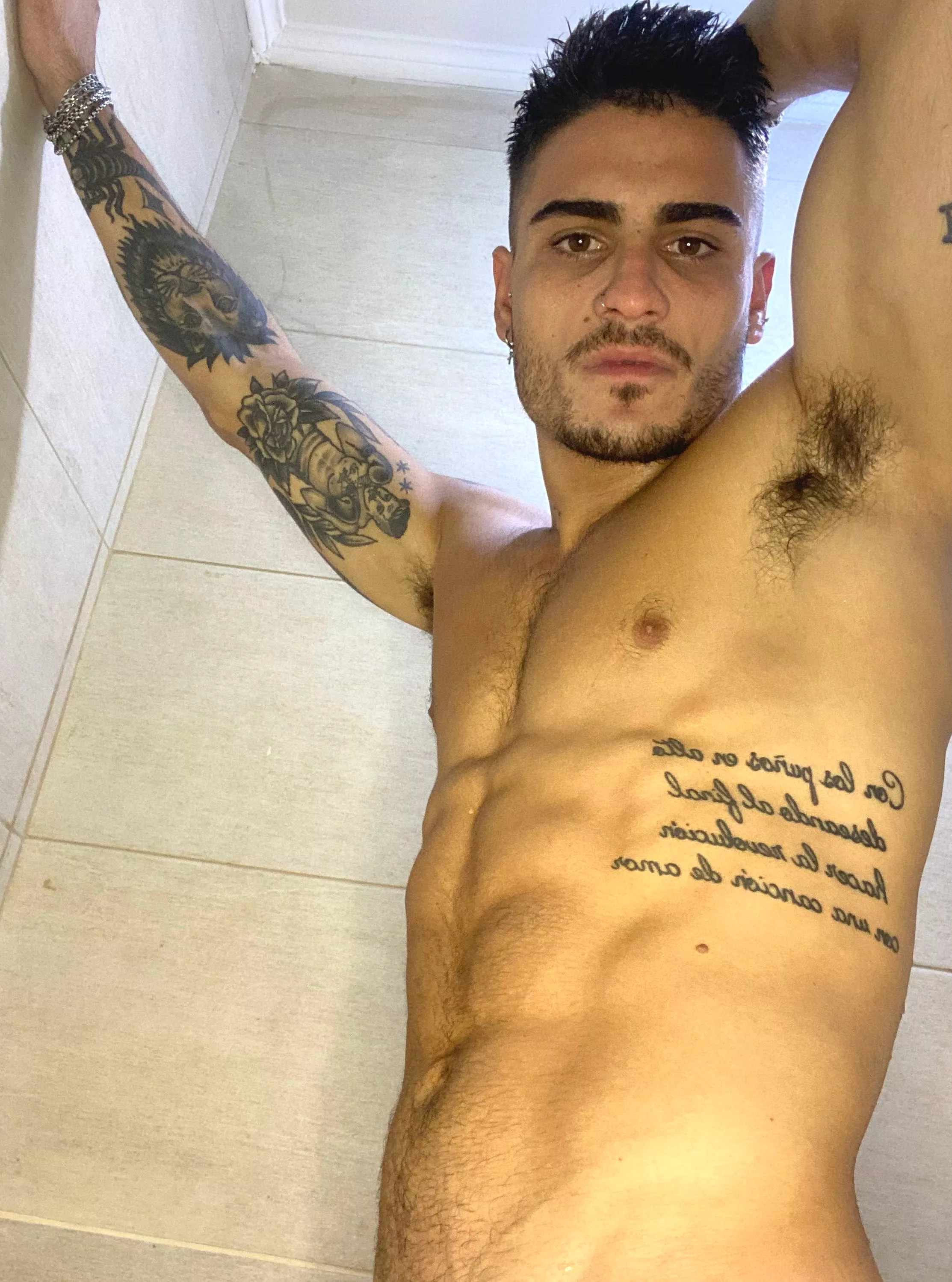 Bet you wish you could join me under this shower, huh? posted by OlieTheKing