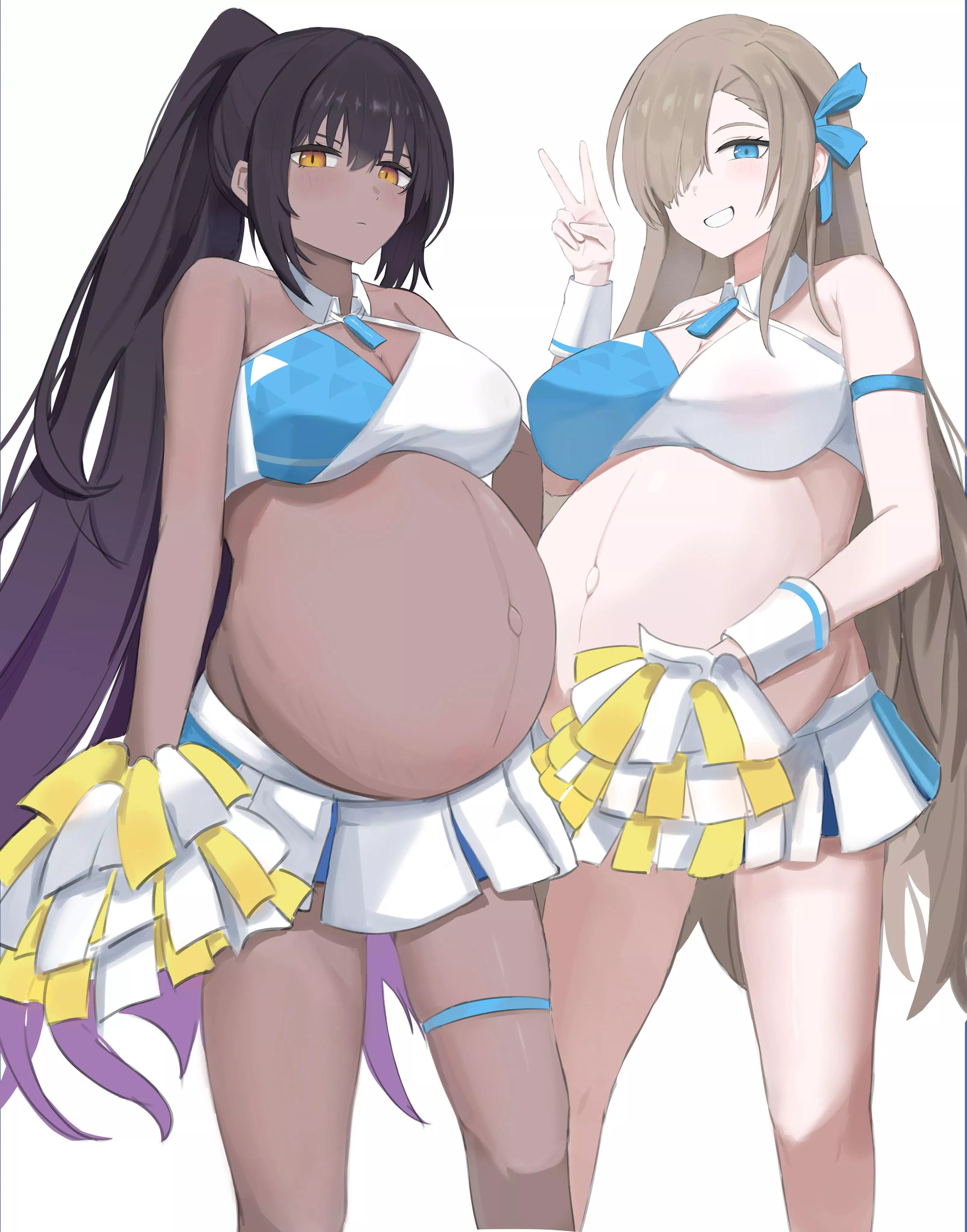 Cheerleader Karin and Asuna posted by HeavyLancerthe8th