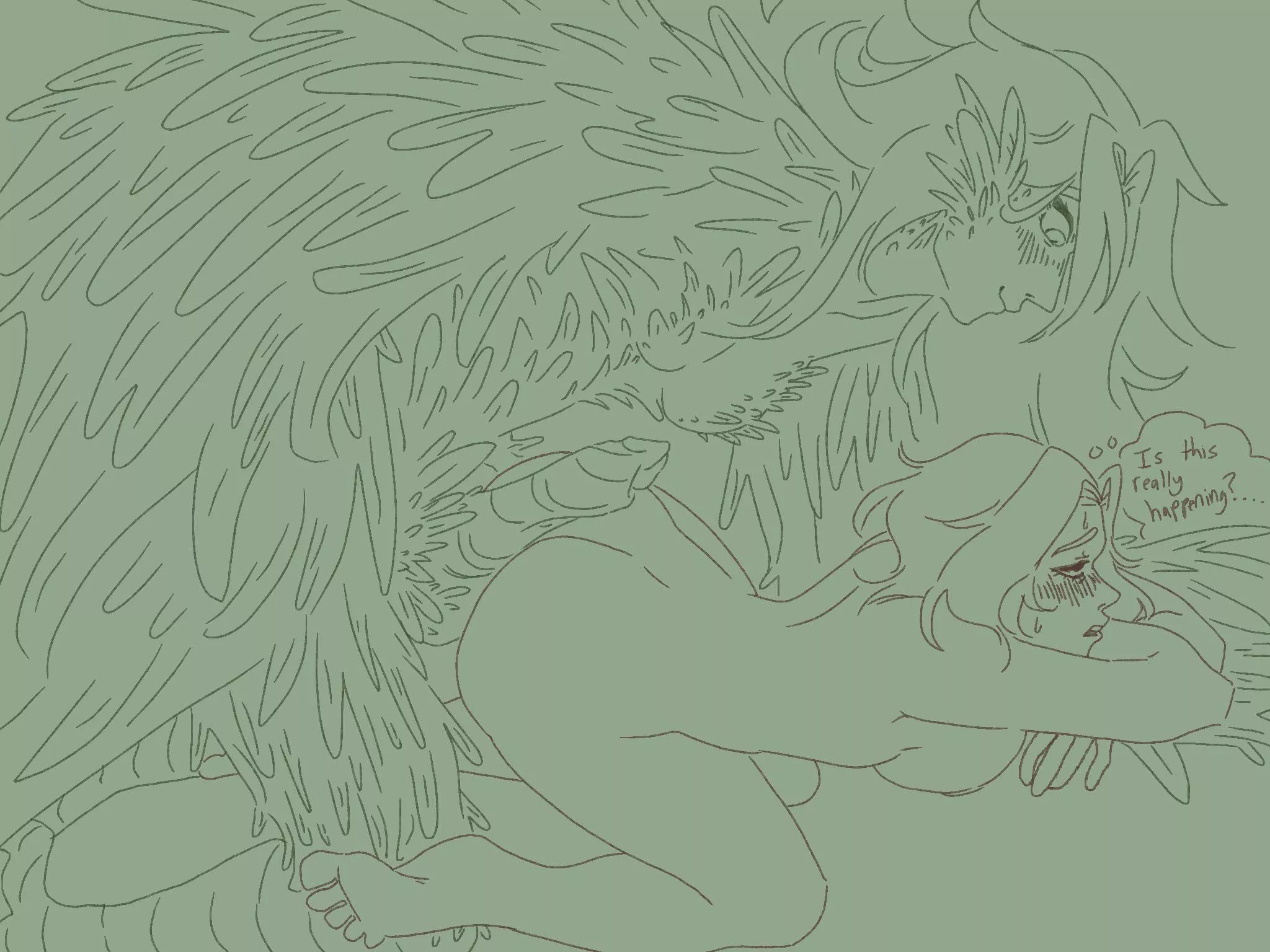 Harpy and her sailor gf posted by lavendrrsodax