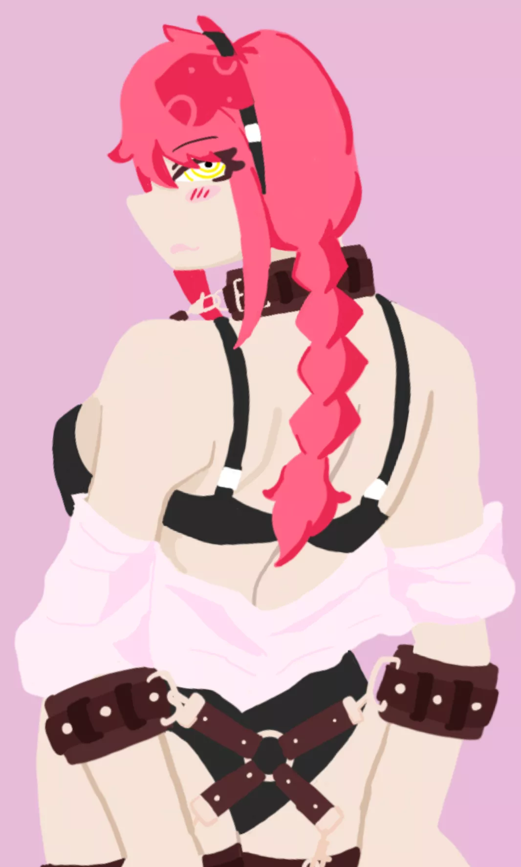 Makima in Bondage and Petplay Gear [OC, by me] posted by AWaywardFighter