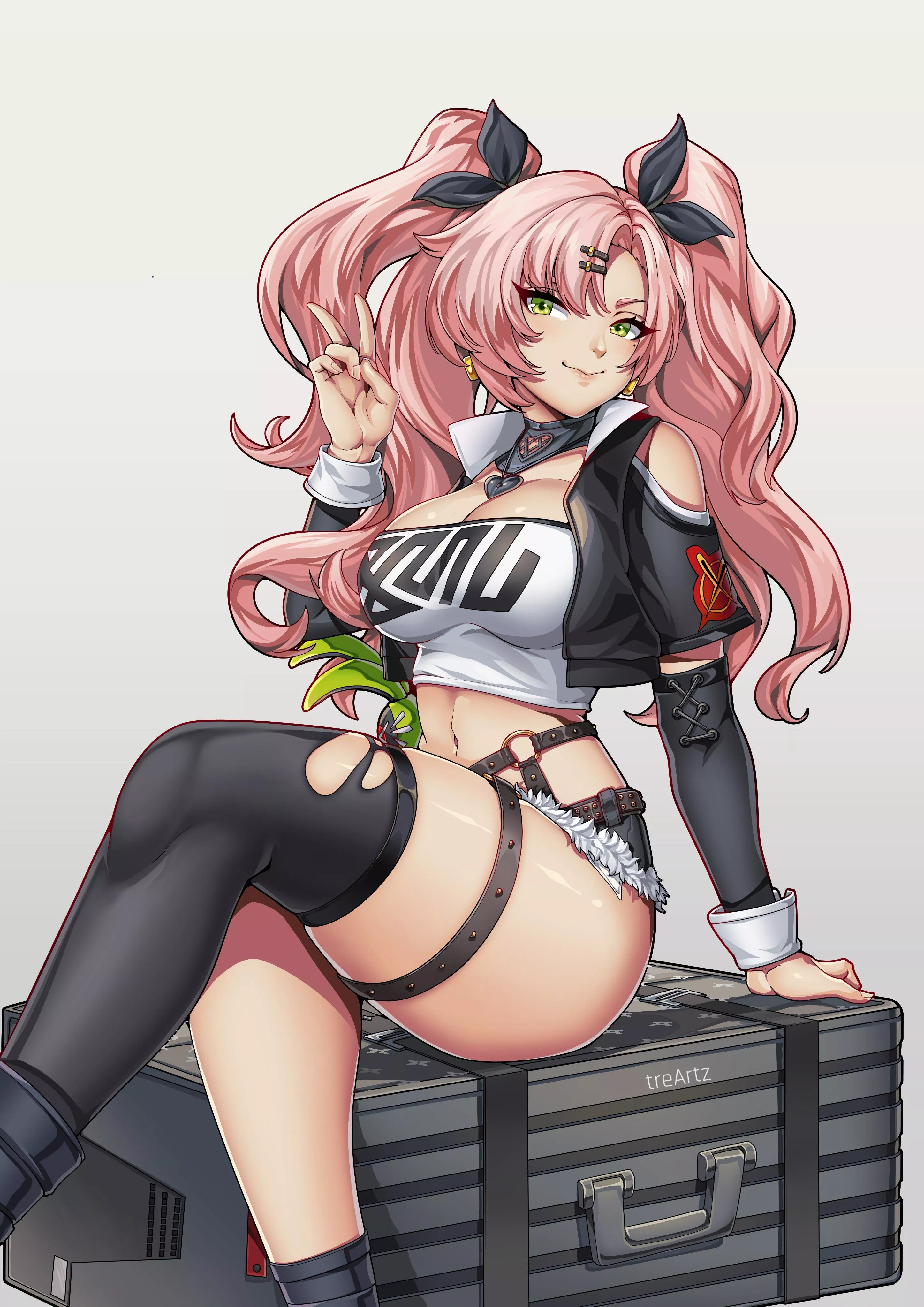 Nicole being cheeky posted by LafterMastr