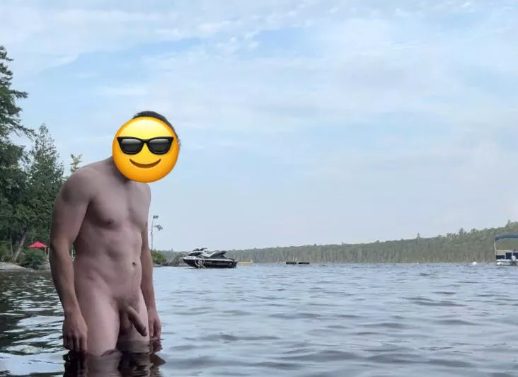 Perfect weather for a dip  posted by bi-oh-my