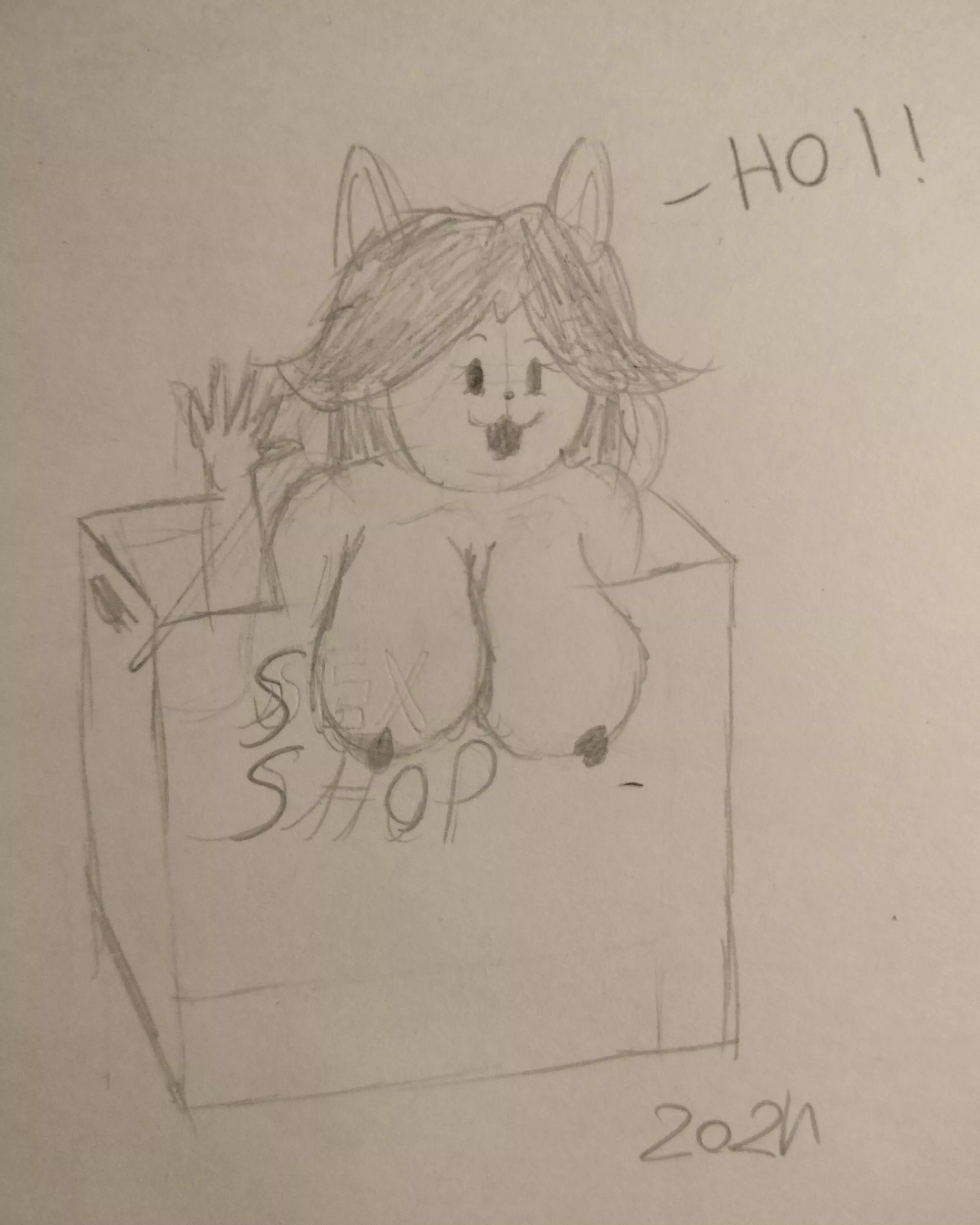 [Temmie] tem in box (by me)  posted by AdamYu0451