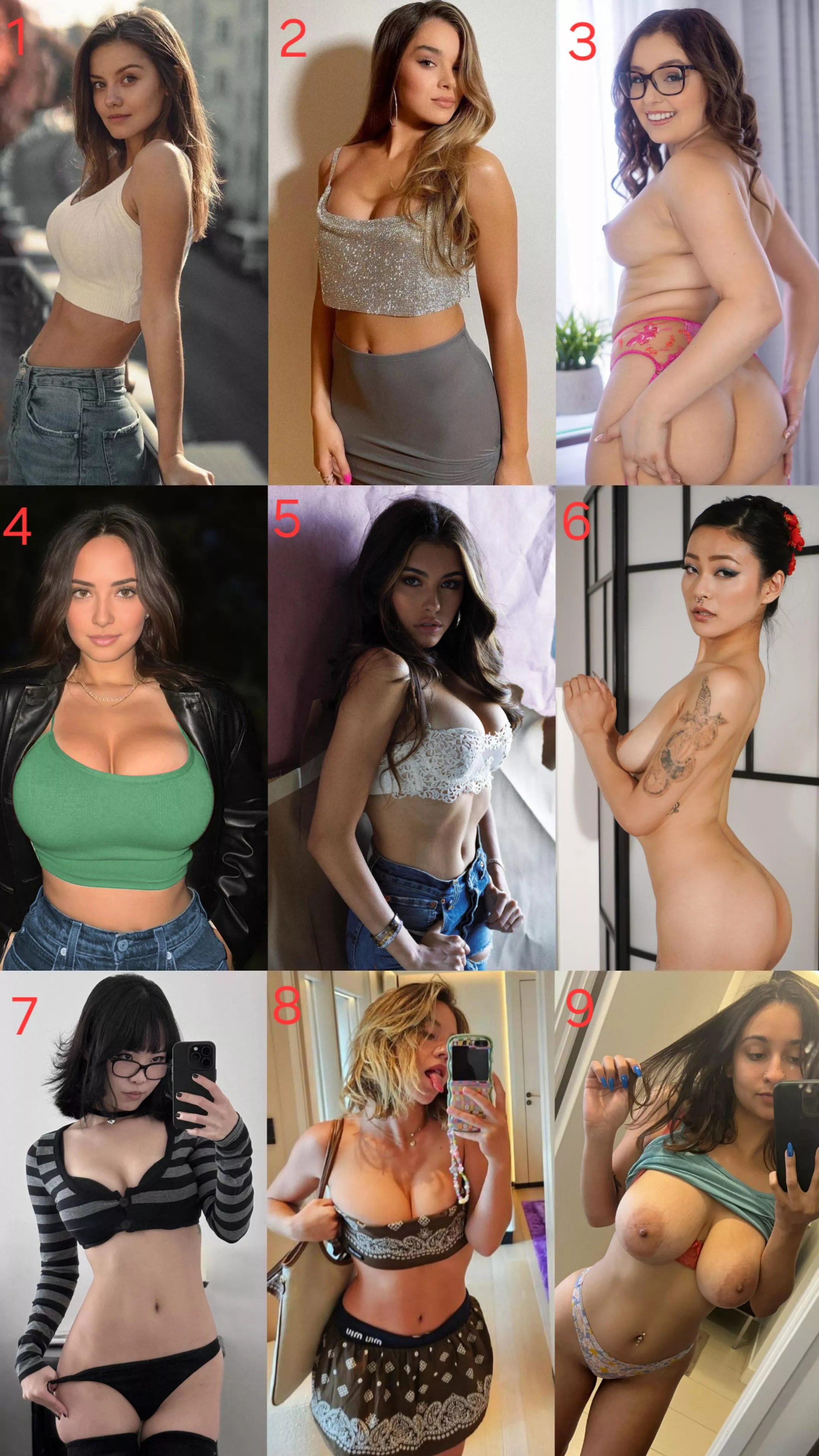 Top picks from my previous post. Who's your favorite [9] posted by WetFloor5