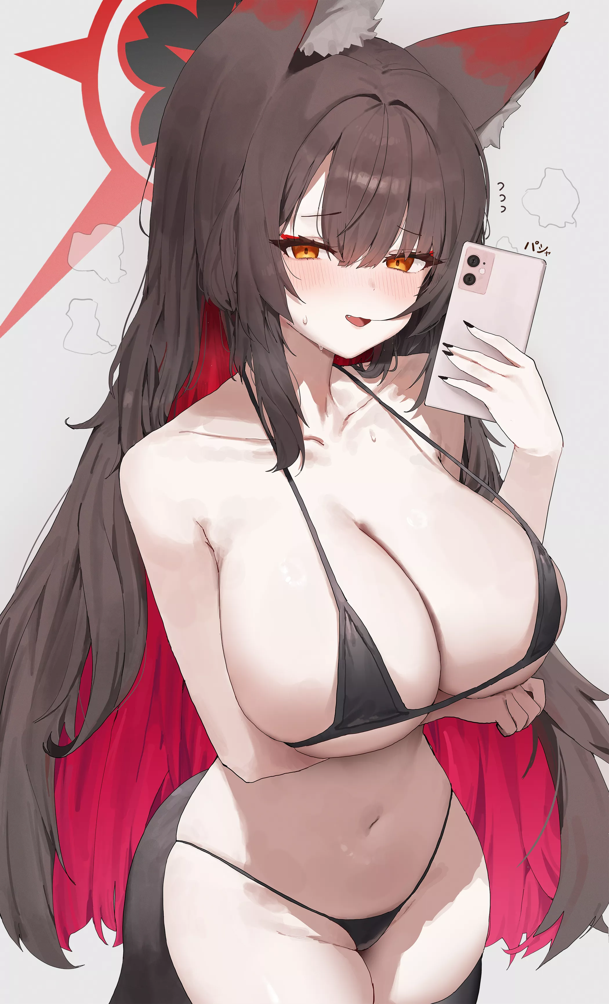 Wakamo taking a selfie posted by marxsander2016