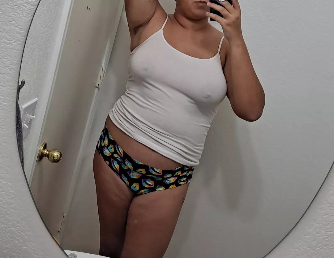 White looks good on me  posted by Ellieerotica2